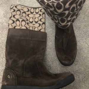 Gently worn Coach boots